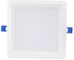 TRACON Kompakt beépíthető LED mélysugárzó 12W, 960lm, D=170×170mm 4000K IP20 LED-DLNS-12NW Tracon (LED-DLNS-12NW)