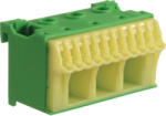 Hager PE-sorkapocs, QuickConnect, z-s, 14 csatlakozás, zöld-sárga , Hager, KN14E (KN14E)