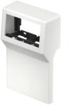 OBO szerelvénytartók SL kettes 110 Modul 45 9010 116x179x50, hófehér 6134506 (6134506)