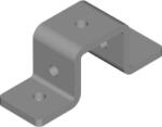 BAKS 667600 LCO6 Sínösszekötő elem 41×123×40 mm 40/ 41 mm sínhez, cinkpelyhes horganyzás, anyagvastagság 6, 0 mm összekötőelem (667600)