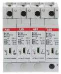 ABB 2CTB815710R2300 Túlfeszültség levezető OVR T1-T2 4L 12.5-275s P QS, 1+2B+C, 4P, 12, 5 kA, túlfeszültség-levezető (2CTB815710R2300)