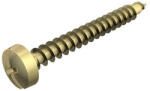OBO Golden-Sprint csavar Panhead, +/- horonnyal 4, 5x40mm, galvanikusan horganyzott, EN ISO 19598 / EN ISO 4042 3195457 (3195457)
