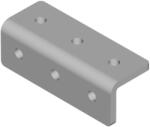 BAKS 665700 LCK17 C-sín 90 fokos összekötő 40×44×120 mm cinkpelyhes horganyzás, anyagvastagság 6, 0 mm összekötőelem, kábelvezetési elemek csatlakoztatásához (665700)