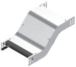 BAKS 130772 OPNBNJ50H42 Kábeltálca kitérő idom 42x 50 mm függőleges, fedéllel, villamos kábelek nyomvonalvezetéséhez (130772)