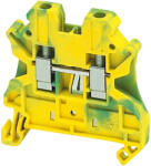 Schneider Electric Linergy TR terminals blocks - NSYTRV42PE - Csavaros egyszintes földelőkapocs 1x1 csatlakozás 6, 2 mm 4 mm2 zöld - sárga (NSYTRV42PE)
