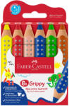 Faber-Castell Creioane colorate grippy XXL Faber-castell, 6 culori (FC110630)