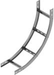 BAKS 449220 LPDWP200H45N Kábellétra belső sarokidom függőleges 45x 200 mm 90 fokos szalaghorganyzott, anyagvastagság 1, 5 mm (449220)