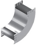 BAKS 131258 LUPNJ300H110 Kábeltálca sarokidom 90 fokos 110x 300 mm függőleges, fedéllel, villamos kábelek nyomvonalvezetéséhez (131258)