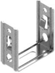 BAKS 900404 USKN rácsos kábeltálca tartó konzolra/sínre 60x 60 mm tálcákhoz 65×65×30 mm, villamos kábelek nyomvonalvezetéséhez (900404)