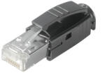 Weidmüller RJ45 krimpelhető csatlakozó dugó IE-PS-RJ45-TH-BK 1963590000 Weidmüller (1963590000)
