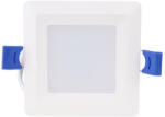 TRACON kompakt beépíthető LED mélysugárzó 3W, 240lm, D=86×86 mm, 4000K, IP20 - LED-DLNS-3NW (LED-DLNS-3NW)