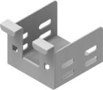 BAKS 161307 ODLJ75H60L Világítási szerelőcsatorna összekötő 73 mm festett RAL9010 anyagvastagság 1, 5 mm összekötőelem, kábelvezetési elemek csatlakoztatásához (161307)