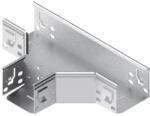 BAKS 160827 TKFLJ75H60 Kábeltálca T-idom 60x 75 mm csavar nélküli szerelés, anyagvastagság 1, 0 mm, villamos kábelek nyomvonalvezetéséhez (160827)