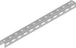 BAKS 665326 Profilsín 40×40×1, 2 mm 2 m/szál szalaghorganyzott CD40H40/2 szerelősín, kábelvezetési elemek rögzítéséhez (665326)
