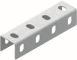 BAKS 662000 LC70H50 C-szerelősín hosszanti összekötő 54×80×200 mm perforált, tűzihorganyzott, anyagvastagság 4, 0 mm összekötőelem (662000)