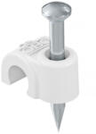 OBO ISO Nagel-Clip 8mm, L35, hófehér 2225638 (2225638)