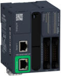 Schneider Electric Modicon M221 - TM221ME32TK - gépvezérlő PLC, 32 I/O HE10, tranzisztor (source) kimenet, RS232/485, Ethernet Modbus TCP/IP, 24VDC, könyv formátumú kivitel (TM221ME32TK)