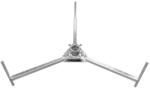 DEHN 105200 Behajtható háromlábú állvány felfogórudakhoz D 40 mm L 4-5, 5 m 10-os tetőmeredekségig St/tZn DBS KB D40.50 RA560 STTZN (105200)