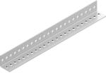 BAKS 621120 KTC50H50/2 L-profil 50×50×2000 mm perforált, szalaghorganyzott, anyagvastagság 2, 0 mm, villamos szerelési feladatokhoz (621120)
