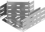 BAKS 167802 RKPP200/150H60 Kábeltálca szűkítőidom 200/ 150 mm jobbos, anyagvastagság 1, 5 mm, villamos kábelek nyomvonalvezetéséhez (167802)