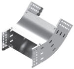 BAKS 131171 LUMNJ100H100 Sarokidom 45 fokos 100x 100 mm függőleges, fedéllel, kábelvezetési nyomvonal lefedésére (131171)