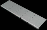 KOPOS Kábeltálca fedél 90 fok süllyedő idomhoz 100x35mm Sendzimir, VKO 90X35X100 S Kopos (VKO 90X35X100_S)