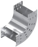 BAKS 131241 LUNJ100H110 Kábeltálca sarokidom 90 fokos 110x 100 mm függőleges, fedéllel, villamos kábelek nyomvonalvezetéséhez (131241)