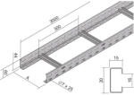 KOPOS Kábellétra 600x60mm tüzihorganyzott, KL 60X600 F Kopos (KL 60X600_F)