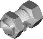BAKS 903000 UUS Földelővezeték csatlakozó rácsos kábeltálcához M14x 27, 5 mm 7, 6 mm nútszélesség (903000)