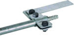 DEHN 620021 Csatlakozóbilincs földelőrudakhoz St/tZn D 20 mm M10x20 mm-es csatlakozócsavarral Fl-40 mm-hez AS TE 20 ASSM10 STTZN (620021)