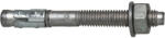 Celo 9HD12128BAZ Baz önfeszítő alapcsavar 12x128/30 mm, horganyzott acél ékdübel betonhoz, elő- és átmenős szereléshez (9HD12128BAZ)