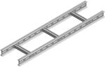 BAKS 404280 DDH800H80/3 kábellétra 80×800×3000 mm függőleges, tűzihorganyzott, anyagvastagság 5, 0 mm, villamos kábelek nyomvonalvezetéséhez (404280)