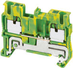 Schneider Electric Linergy TR terminals blocks - NSYTRP22PE - Direkt rugós egyszintes földelőkapocs 1x1 csatlakozás 5, 2 mm 2, 5 mm2 zöld - sárga (NSYTRP22PE)