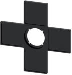 Siemens 3SU1900-0AM10-0AA0 címketartó 4 állású koordináta kapcsolóhoz, 27 x 27 mm, címke nélkül (3SU19000AM100AA0)