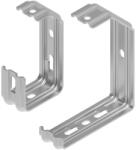 BAKS 903600 WSKS100 ( 118 mm) oldalfali és mennyezeti tartókengyel rácsos kábeltálcához, anyagvastagság 1, 5 mm, villamos szerelési feladatokhoz (903600)