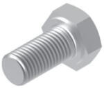 BAKS 610821 SSZ8x20 Hatlapfejű csavar M8x 20 mm, galvanikusan horganyzott, 100db/csomag, villamos szerelési feladatokhoz (610821)