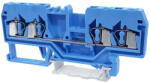 Tracon Nullavezető ipari sorozatkapocs, rugós, sínre, kék 800V 20A 0.08-2.5 mm2 4P TSKC2, 5/4-K Tracon (TSKC2,5/4-K)