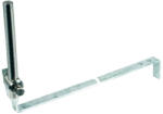DEHN 223005 Felfogórúd-tartó támasztólemezzel L 475 mm St/tZn ferde tetőhöz NIRO Rd 16 mm csappal SH BB16 L475 WS V2A STTZN (223005)
