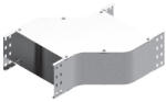 BAKS 136607 OPZBNP600H110 Kábeltálca kitérő idom 110x 600 mm vízszintes, fedéllel, villamos kábelek nyomvonalvezetéséhez (136607)