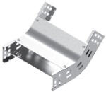 BAKS 130859 LUMNJ300H50 Sarokidom 45 fokos 50x 300 mm függőleges, fedéllel, kábelvezetési nyomvonal lefedésére (130859)