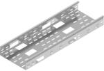 BAKS 170816 KAJ100H60/3 kábeltálca 60×100×3000 mm szalaghorganyzott 1, 0 mm anyagvastagság 20x 65 mm oldal- és 34x 65 mm alsó nyílásokkal (170816)