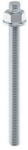 OBO horgonyrúd beton- és téglafalhoz 150x8, 2, galvanikusan horganyzott, EN ISO 19598 / EN ISO 4042 3497824 (3497824)