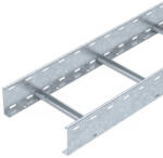 OBO kábellétra hegesztett kivitel perf. nélküli létrafokkal 110x300x3000, merítetten tűzihorganyzott, DIN EN ISO 1461, cink 6207304 (6207304)
