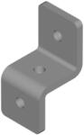 BAKS 667300 LCO3 Sínösszekötő elem 40×86×40 mm 40/ 41 mm sínhez, cinkpelyhes horganyzás, anyagvastagság 6, 0 mm összekötőelem (667300)