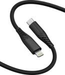 Mobilonline Cablu EKO CABLE din silicon USB-C/Lightning 1, 2 m 60W negru