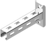 BAKS 711070 WWT700 ( 715 mm) oldalfali konzol 40 mm-es C-sínre védőkupakkal 40x40, villamos szerelési feladatokhoz (711070)