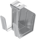 BAKS 161907 WSL75 Világítási szerelőcsatorna középpontosan függesztett tartó 75×51×62 mm, anyagvastagság 1, 5 mm, villamos szerelési feladatokhoz (161907)