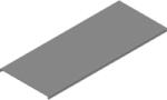 BAKS 302520 PTRZP200 Kültéri ipari kábeltálca fedél 200 mm függőleges, tűzihorganyzott, anyagvastagság 1, 5 mm, villamos kábelek nyomvonalvezetéséhez (302520)