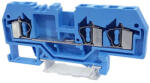 Tracon Fázisvezető ipari sorozatkapocs, rugós, sínre, kék 800V 32A 0.08-4 mm2 3P TSKC4/3-K Tracon (TSKC4/3-K)