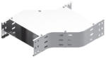 BAKS 131054 OPZNP400H80 Kábeltálca kitérő idom 80x 400 mm vízszintes, fedéllel, villamos kábelek nyomvonalvezetéséhez (131054)